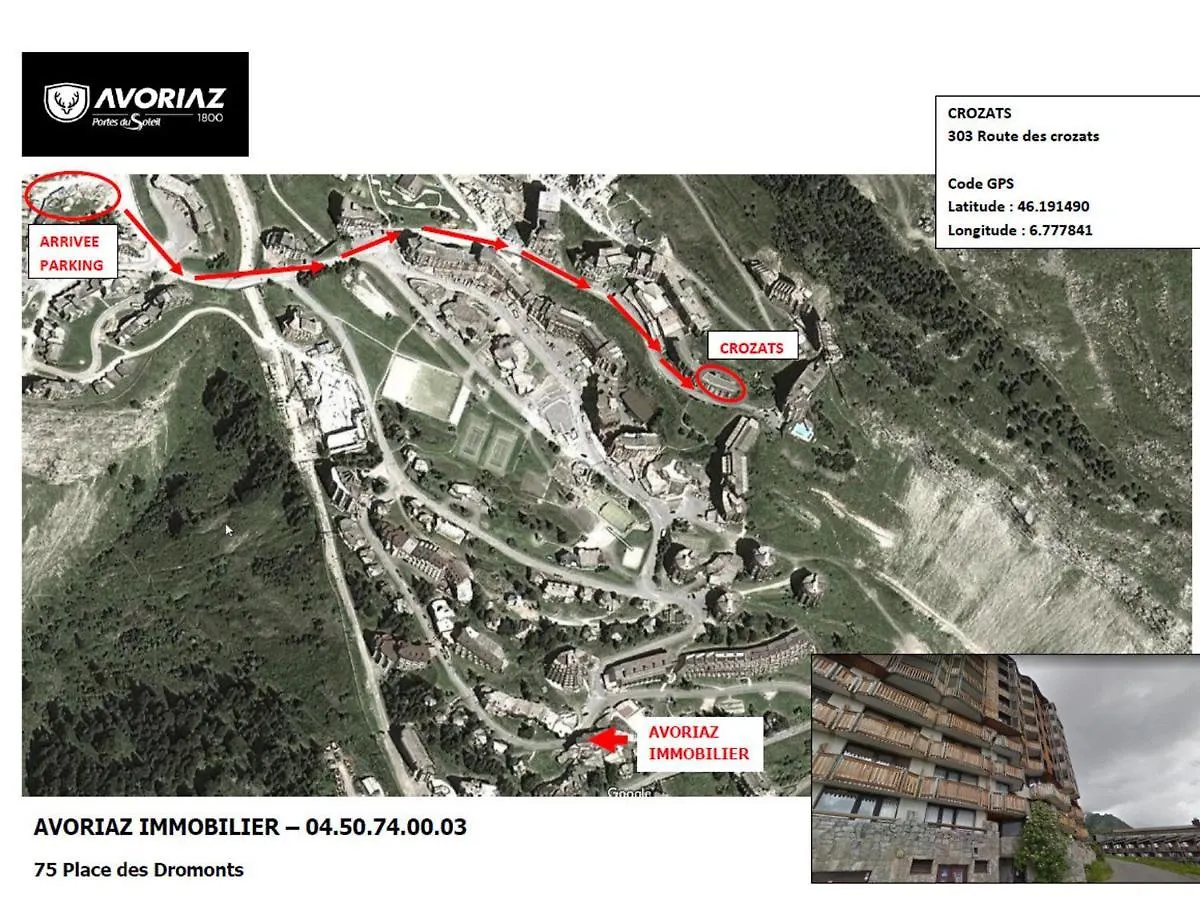 Apartment Appartement Renove - Avoriaz, Village Des Crozats, 4 Pers, 1 Chambre, Balcon, Ski, Confort Moderne - Fr-1-633-73 Morzine